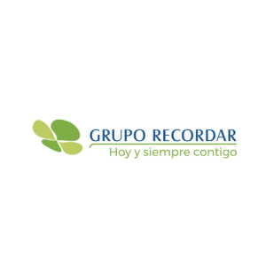 Logo Florista Circular Blanco Negro